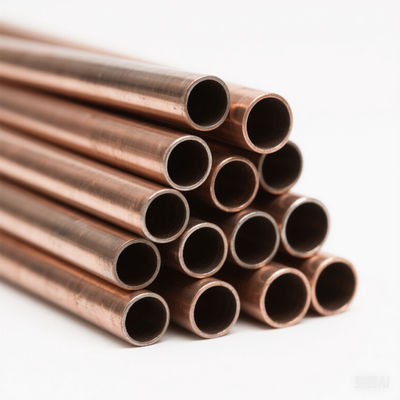 Tubos sem costura C70600 90/10 de cobre-níquel CuNi para aplicações de alta temperatura e alta pressão - comprimentos SCH80, 6M