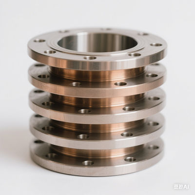ASME B16.5 C71500 CuNi 70/30 Flange de pescoço de solda de face elevada, Flange Marinha Forjada