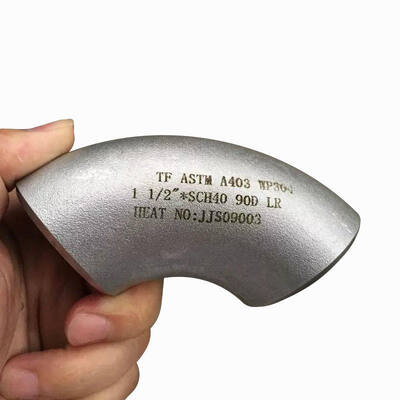 Cotovelo de cobre e níquel com rosca de raio 1.5D - ASTM B466M