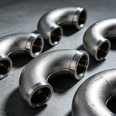 Seawater Resistant CuNi C70600 90° Elbow Custom SCH 80 Butt Weld Fitting for High Pressure Applications