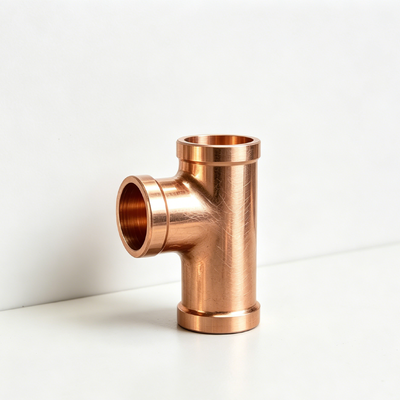 C70600 Cobre Níquel Equal Tee NPT/BSP Filamento DN20 Adaptador de tubos à prova de corrosão