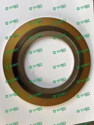 ASME B16.20 SS316 Junta de metal enrolada em espiral, anel de vedação de grafite de alta pressão para flange de face elevada