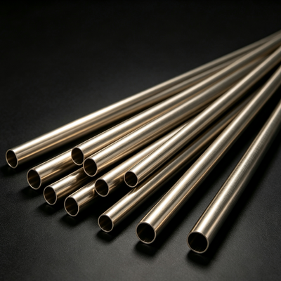 Tubos de cobre metálico Tubos de cobre CuNi 9010 C71500 / CuNi 70/30 Copper Nickel Seamless PIPE