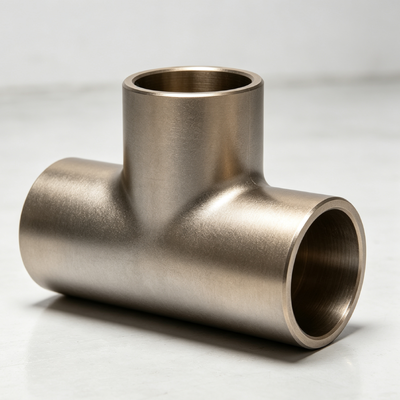 Copper Nickel Equal Tee CuNi 70/30 C71500 Butt Weld Fitting Resistente à corrosão Offshore